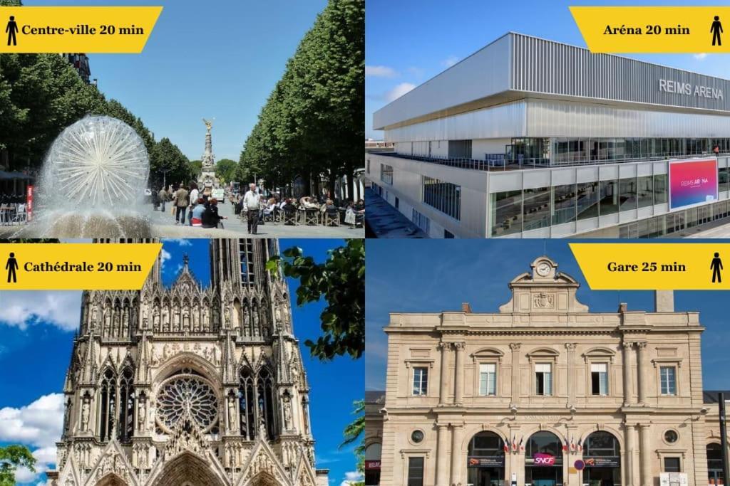 Ete Magnifique T2 Tout Equipe Proche Centre-Ville Reims Exterior foto